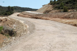 Carretera Castelldans - Albag�s